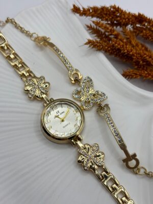 Kadın Saat-Bileklik Set