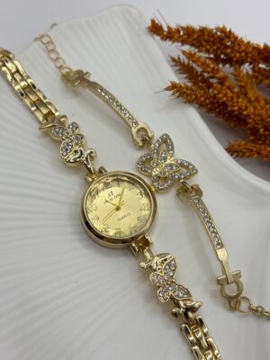 Kadın Saat-Bileklik Set