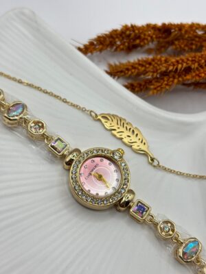 Kadın Kol Saati Bileklik Seti