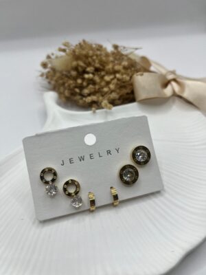 Çelik Altılı Küpe