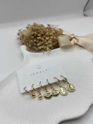 Çelik Altılı Küpe