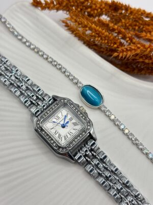 Kadın Kol Saati Bileklik Set