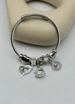 Çelik Charm Bileklik