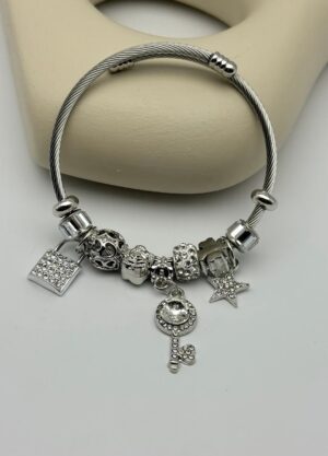 Çelik Charm Bileklik