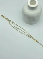 Çelik Gold 3'lü Dorika Bileklik