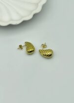 Çelik Gold Mini Boy Damla Küpe