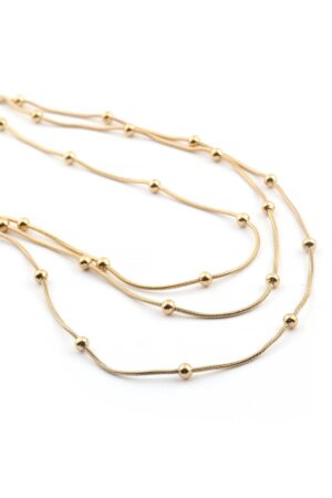 Çelik 3'lü Dorika Kolye