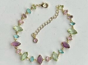 Vip Renkli Taşlı Bileklik