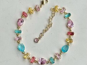 Vip Renkli Taşlı Bileklik