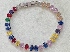 Vip Renkli Taşlı Bileklik
