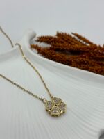 Çelik Açılabilir Yonca Kolye