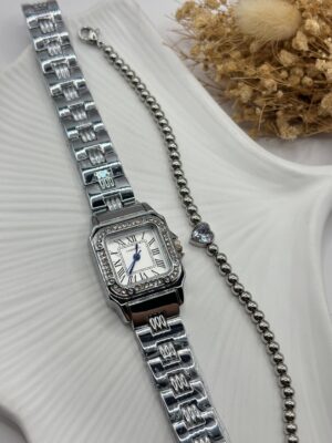 Kadın Kol Saati Bileklik Set