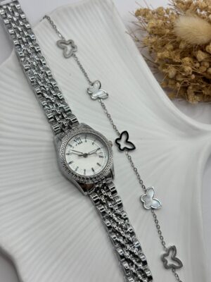 Kadın Kol Saati Bileklik Set