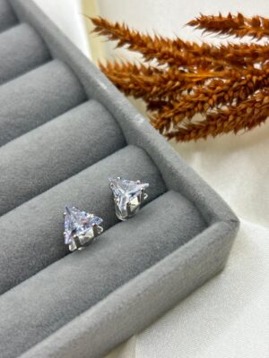 Çelik Üçgen Küpe