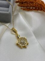 Çelik Kurbağa Kolye