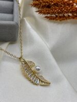 Çelik Premium Taşlı Kolye