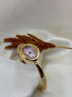 Lila Gold Premium Kelepçe Saat