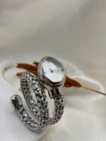 Gümüş Renk Yılan Saat