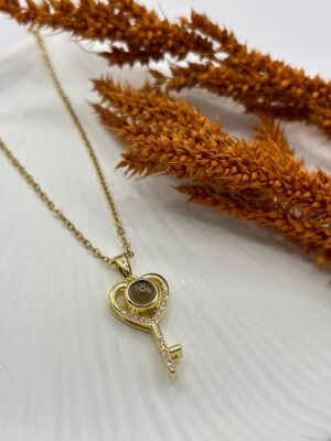 100 Dilde Seni Seviyorum Çelik Kolye