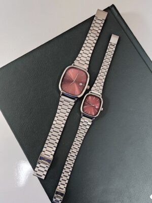 Çift Çelik Saat (Kutulu)