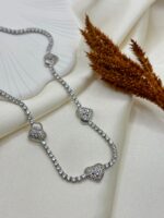 Vip Çelik Taşlı Kolye