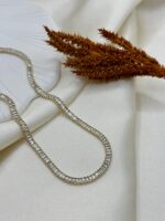 Vip Çelik Taşlı Kolye