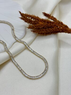 Vip Çelik Taşlı Kolye