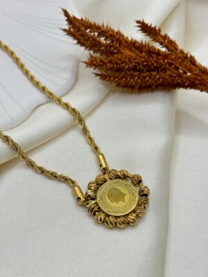 Çelik Dorika Ata Kolye