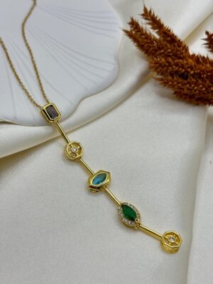 Çelik 7 Element Kolye