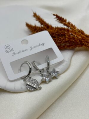 Cheini Toptan Takı Satışı 118 Çelik 3'lü Küpe