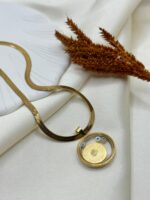 Çelik İtalyan Açılabilir Çeyrek Kolye 60 Cm (Çeyrek Konulabilir)