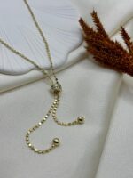 Çelik Taşlı Y Kolye