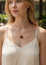 Çelik Gold Kiraz Kolye