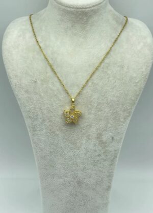 Çelik Gold Dönen Kolye