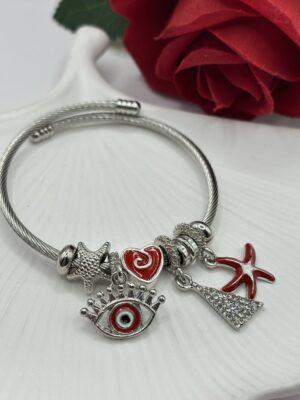 Çelik Charm Bileklik