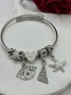 Çelik Charm Bileklik