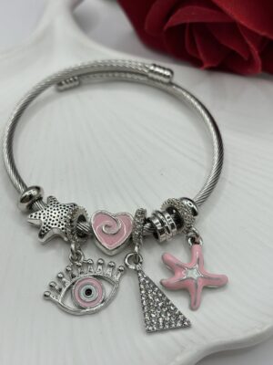 Çelik Charm Bileklik