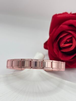 Çelik Pembe Charm Bileklik KLPC-117